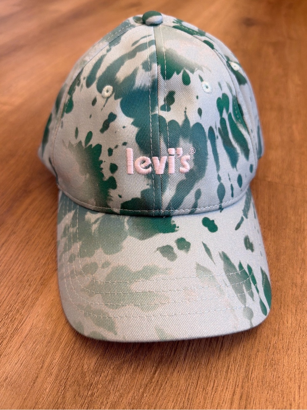 Levi's Women’s Mint and Dark Green Tie-Dye Baseball Cap